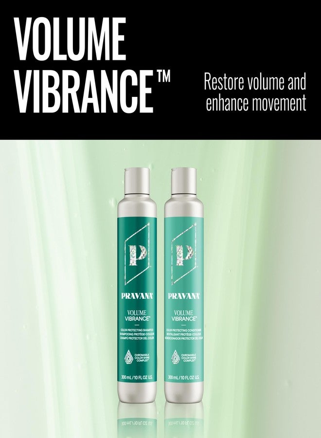 PRAVANA Volume Vibrance Shampoo | Adds Lightweight Volume, Lift & Fullness | For Fine, Color-Treated Hair | Strengthens, Thickens & Reduces Breakage | Chromasilk Enhances Shine & Protection | 10 Fl Oz - Image 5