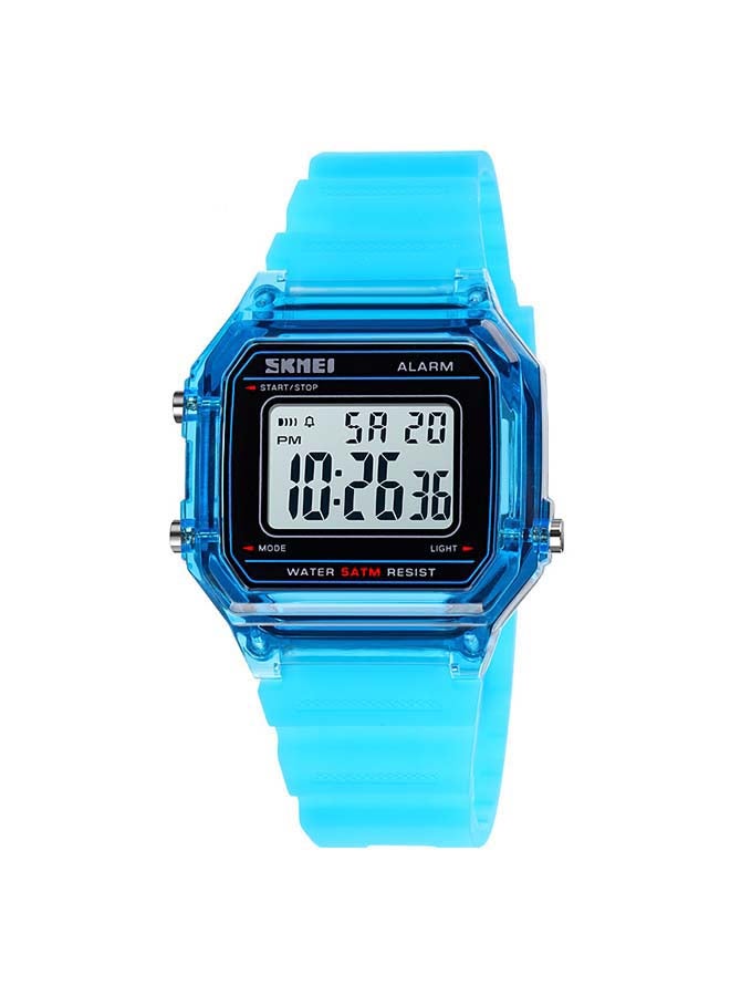 Men's 1698 Square Digital Luminous 5 ATM Waterproof Luxury Sport smart Wrist Watch - Image 1