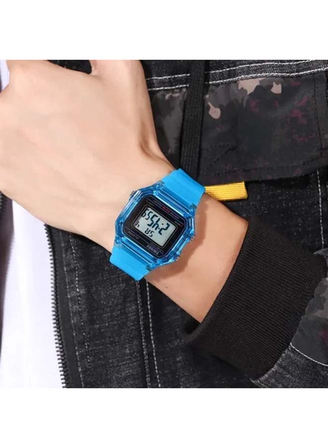 Men's 1698 Square Digital Luminous 5 ATM Waterproof Luxury Sport smart Wrist Watch - Image 3