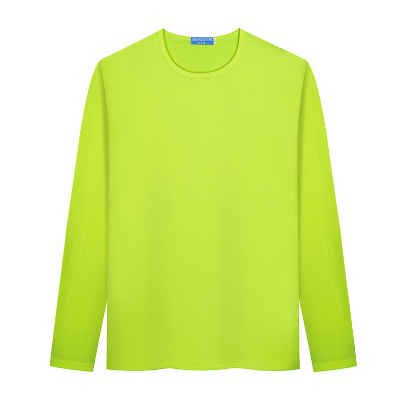 200G Modal Long Sleeve Crewneck Solid Color T-Shirt Diy Printed Personality Po Couple Printed Picture Not Pilling Advertising Shirt - Image 1