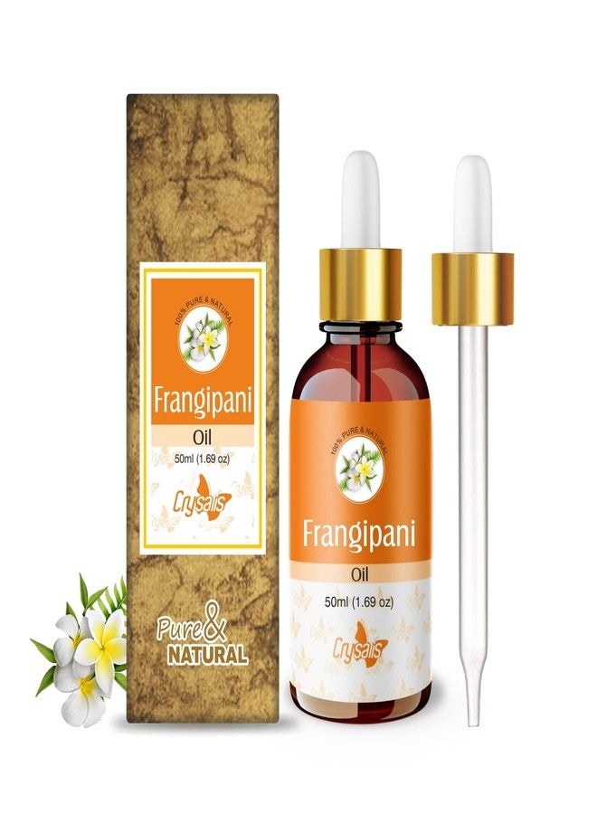 Crysalis Frangipani oil (Plumeria) Oil |100% Pure & Natural Undiluted Essential Oil Organic Standard| Perfect For Massage Oil, |Aromatherapy Oil| 50ml With Dropper - Image 1