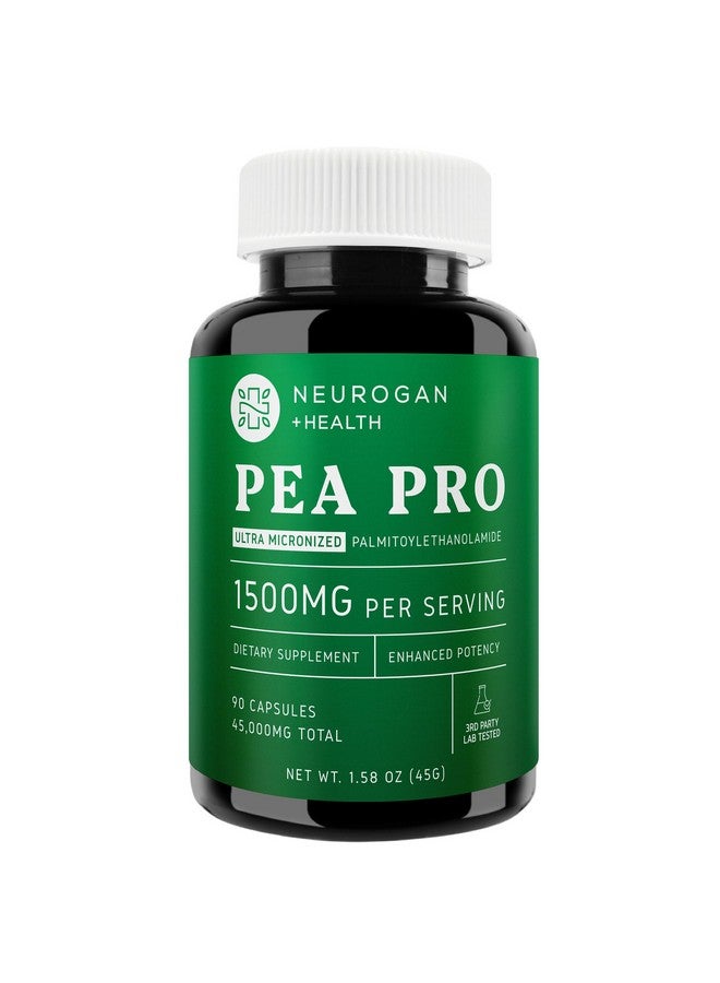 Neurogan مكمل بالميتويل إيثانولاميد الميكروني الفائق - 1500 ملغ لكل حصة - عالي النقاء ومتوافر حيوياً - 90 كبسولة - دعم طبيعي للرجال والنساء - Image 1