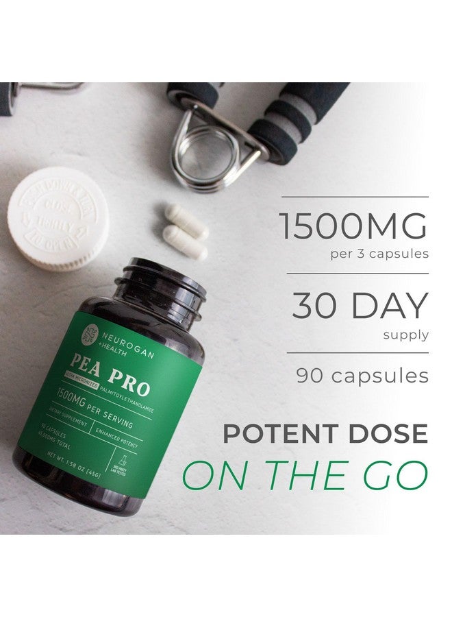 Neurogan مكمل بالميتويل إيثانولاميد الميكروني الفائق - 1500 ملغ لكل حصة - عالي النقاء ومتوافر حيوياً - 90 كبسولة - دعم طبيعي للرجال والنساء - Image 4