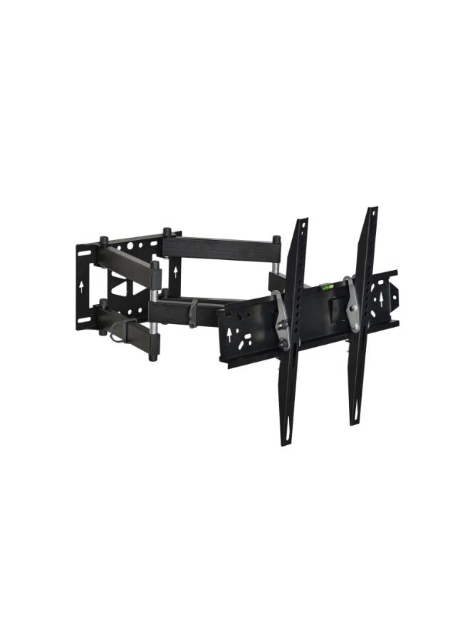 Vontech Full-Motion TV Wall Mount 55 to 98 Inch Articulating Swivel Arm Tilt & Extend VESA 400x400 LCD & LED Heavy Duty 30 kg Load (Black) - Image 1