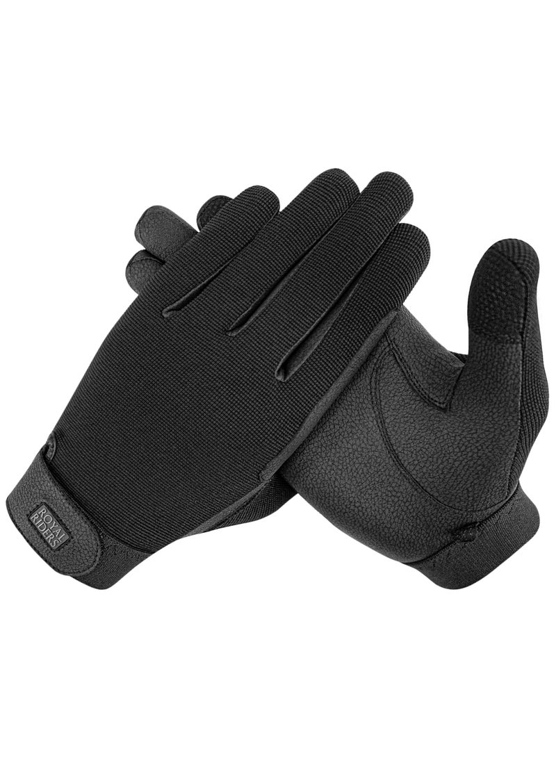 ROYAL RIDERS® 2036 Quad-Fit Premium Japanese Serino Riding Gloves for Men & Women - #10062036 - Image 3