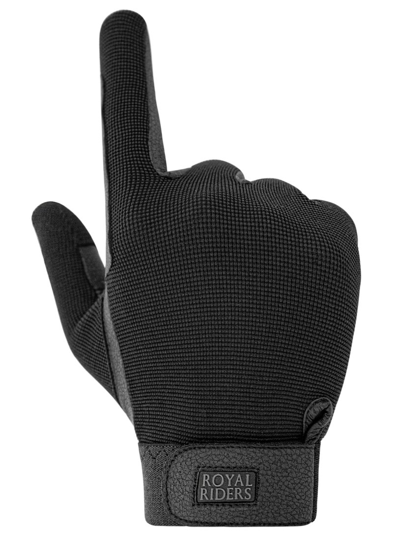 ROYAL RIDERS® 2036 Quad-Fit Premium Japanese Serino Riding Gloves for Men & Women - #10062036 - Image 5