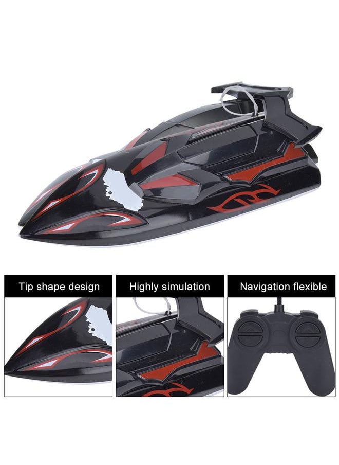 NIBEMINENT - 2011-15C Electric Remote Control Mini Boat Racing Speedboat Model Kids Toy Vehicle Ship - Image 1