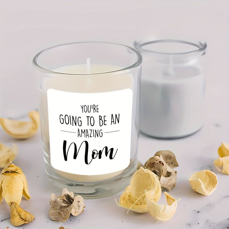8 Pcs Sunproof Vinyl Candle Sticker Labels Best Mom Gift for New Moms - Image 4