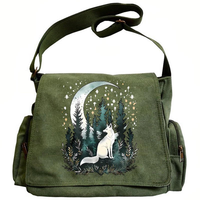 CHICGLOW Personalized Pattern Messenger Bag Cute Canvas Crossbody Bags Women/Men Shoulder Handbags Hobo Purses with Pockets - Image 1