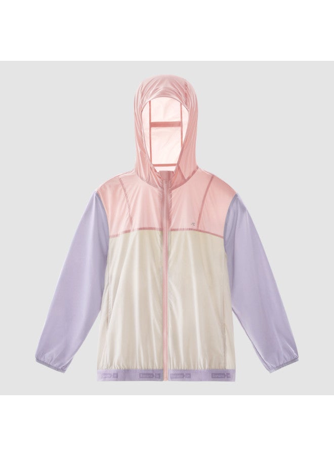 Bananain Uv Kids' Sun Protection Jacket - Vibrant Color Blocking, Cool & Breathable Spring/summer Outdoor Sports Skin Jacket - Image 4