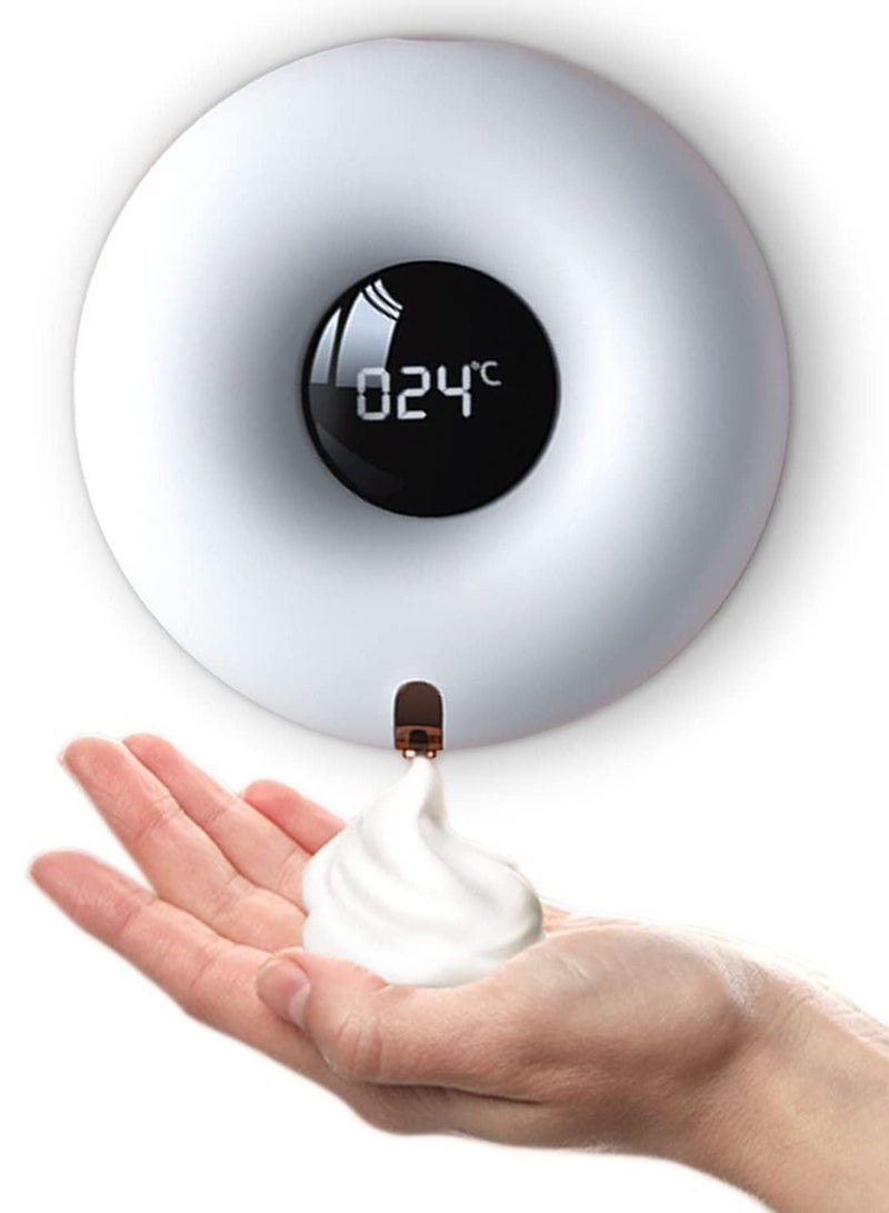 Dimara Automatic Soap Dispenser, Foaming Soap Dispenser Wall Mount Foam Soap Dispenser Touchless Soap Dispenser Smart Electric Wall Auto Foaming Hand Soap Dispenser for Bathroom, Kitchen  - Image 1