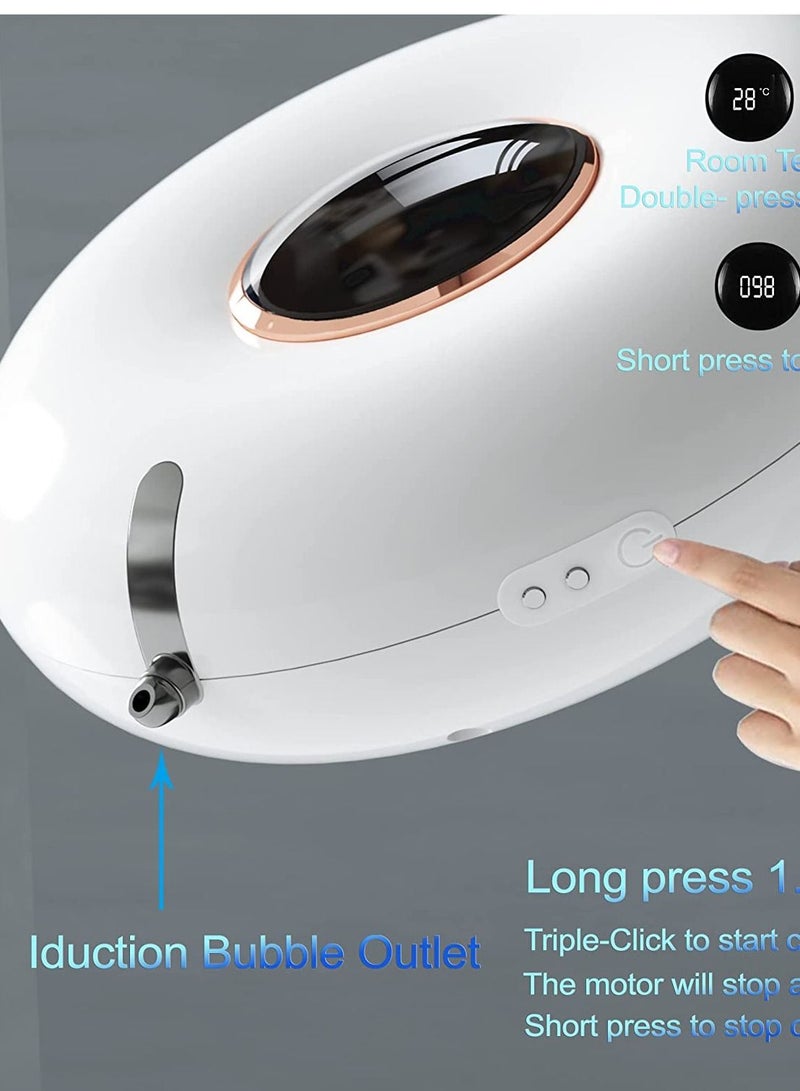 Dimara Automatic Soap Dispenser, Foaming Soap Dispenser Wall Mount Foam Soap Dispenser Touchless Soap Dispenser Smart Electric Wall Auto Foaming Hand Soap Dispenser for Bathroom, Kitchen  - Image 4