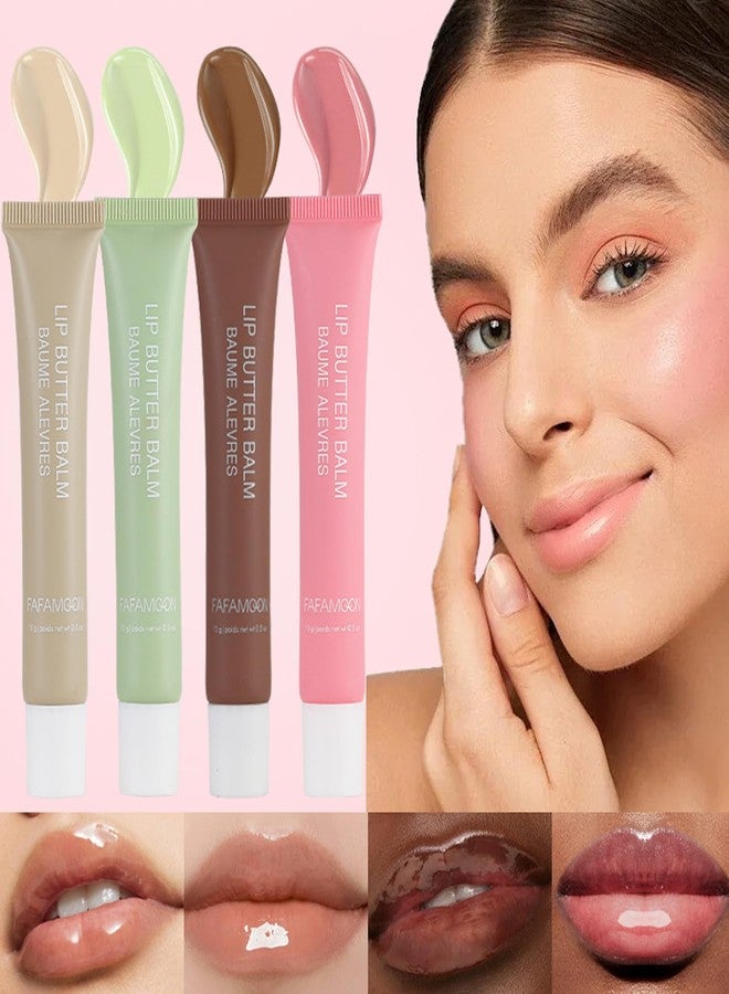 LuckNest 5 PCS Lip Glossy Butter Balm Set, Ultra-Hydrating, Instant Moisture and Hydration Lip Gloss,Long-lasting Hydrating Non-Sticky Lip Balm,Soften Dry Lips and Lip Care - Image 3