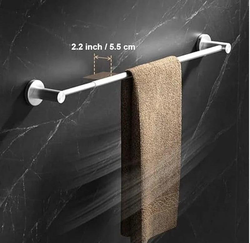 SVDK Cruze Heavy Steel Towel Rod 24 INCH 24 inch 2 Bar Towel Rod | Stainless Steel Towel Holder - Pack of 1 - Image 3