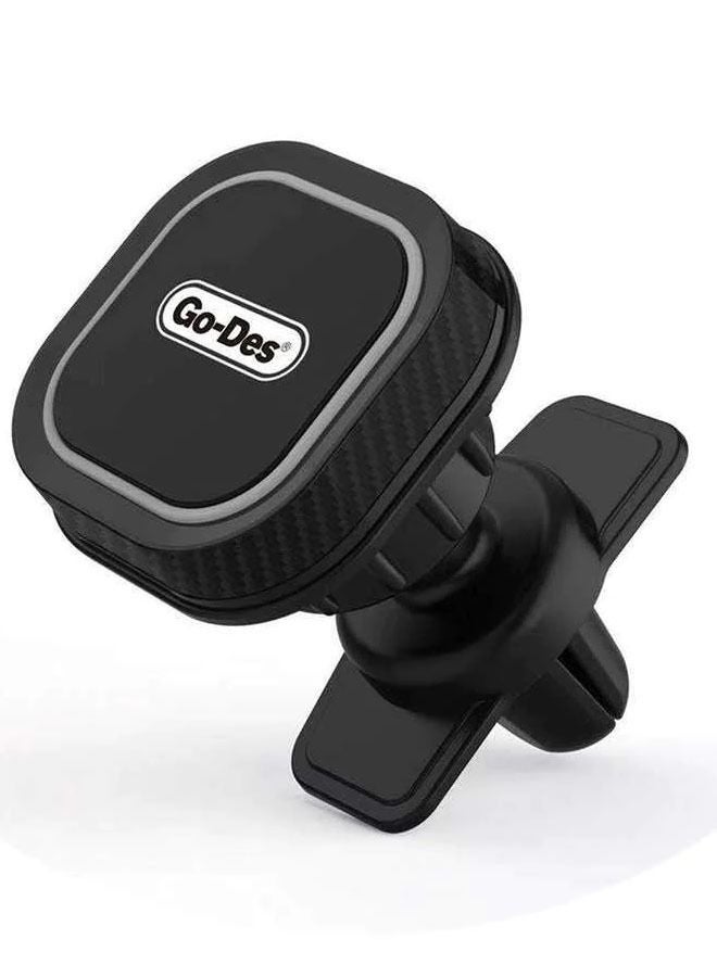 جو-ديز حامل هاتف مغناطيسي 2 في 1 للسيارة Go Des GD-HD681 أسود - Image 1