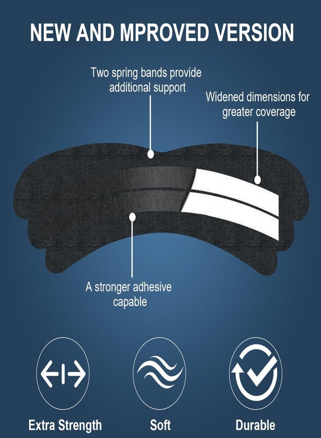 UPMOSTEK Nasal Strips for Snoring - Extra Strength Nose Strips for Breathing - Nose Tape for Sport, Work and Sleep - Anti Snoring Strips Help Stop Snoring(Black-32PCS) - Image 3