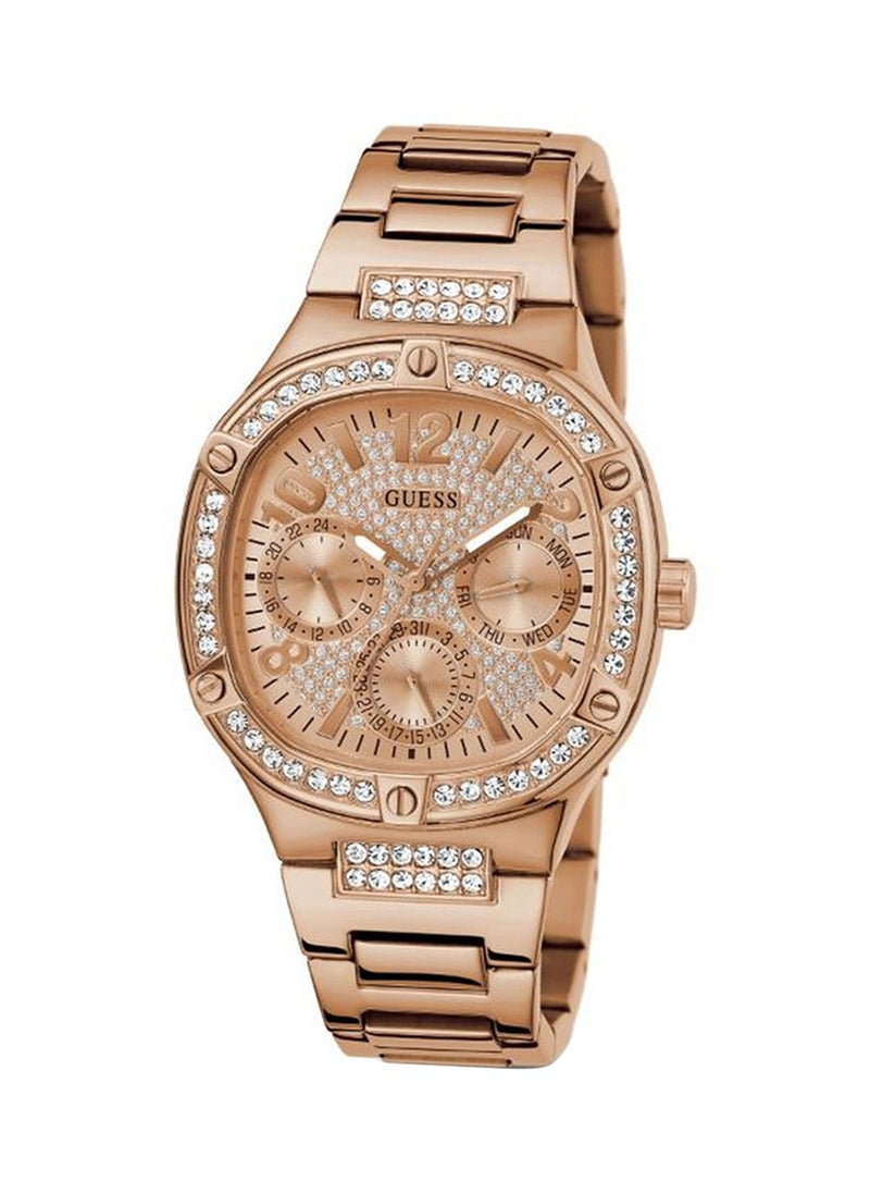 GUESS Duchess Women's Rose Gold Square Dial Analog Watch GW0558L3 - 40mm - Rose Gold  - Image 5