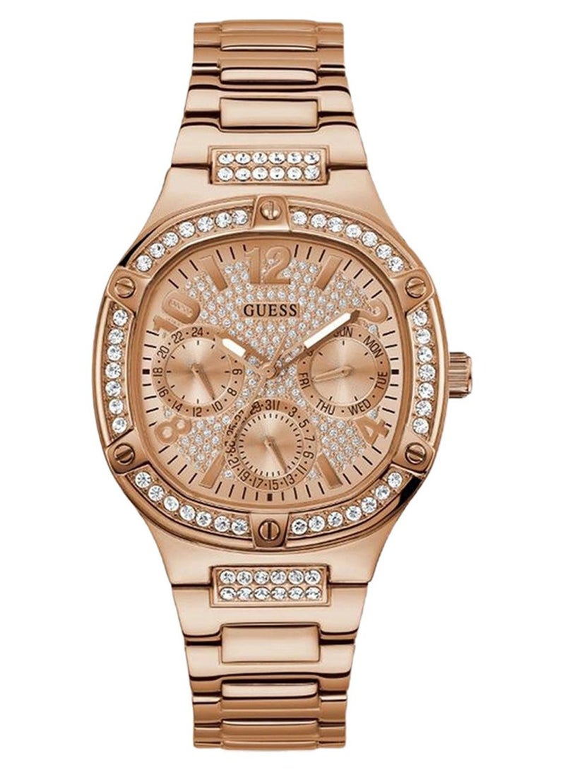 GUESS Duchess Women's Rose Gold Square Dial Analog Watch GW0558L3 - 40mm - Rose Gold - Image 1