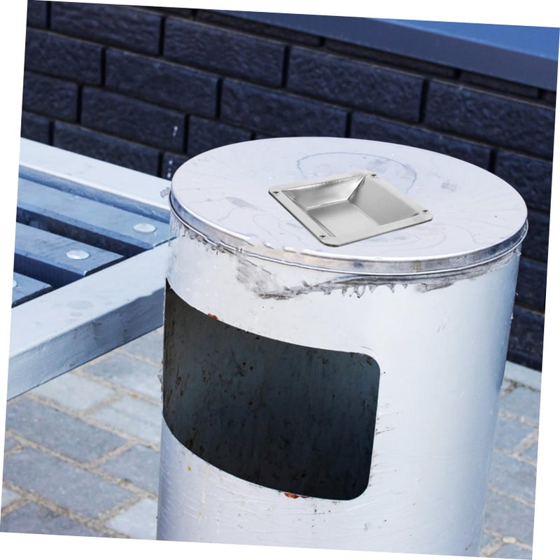 4 Pack Outdoor Ashtray and Trash Can Integrated Butt Disposal for Patios Gardens - Image 3
