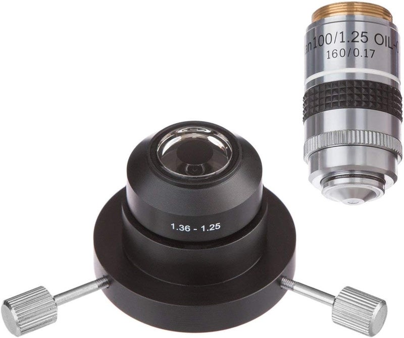 AmScope AmScope T490BDKOIRIS 40X2000X Trinocular Compound Darkfield Microscope with Oil Condenser and 100X Iris Objective - Image 2