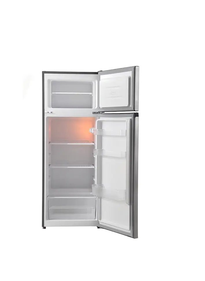 GENERAL SUPREME - General Supreme Top Mount 2doors Refrigerator, ICE-COOLING, (205Ltrs, 7.2CuFt) Silver, GSDF205S - Image 1