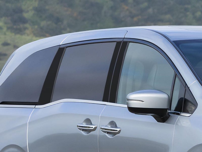 Rvinyl Rtrim Pillar Post Decal Trim for Honda Odyssey 2018-2022 - Matte Black - Image 1