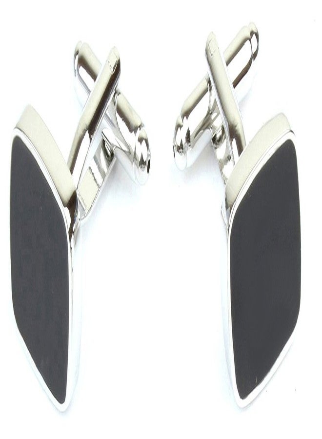 Peluche Onyx Stone Studded Cufflinks for Men - Image 1