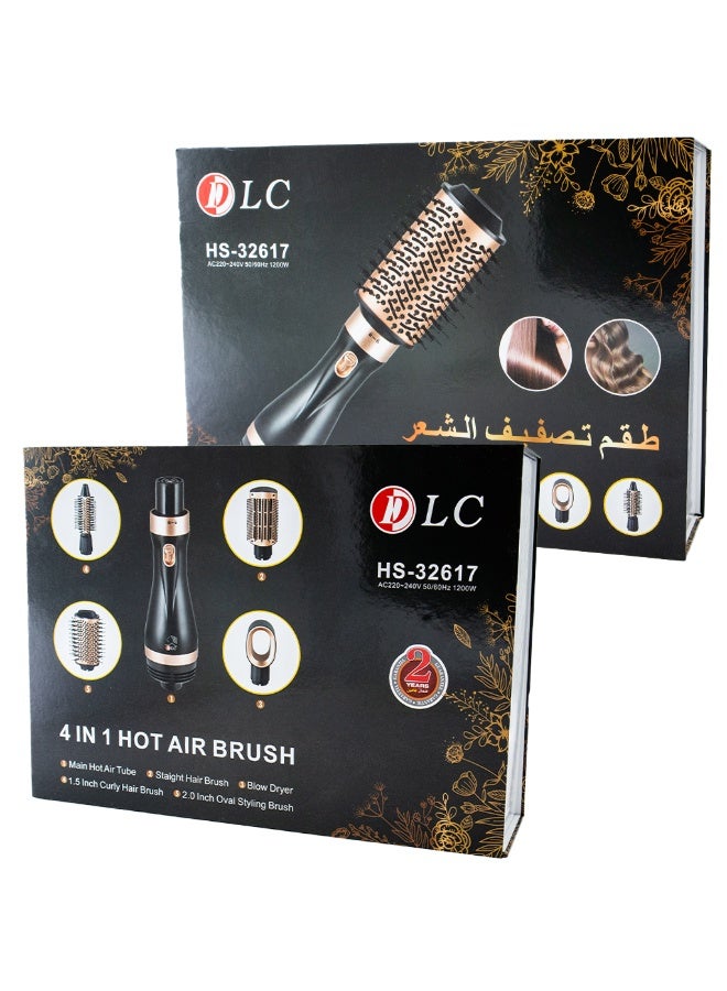 D L C Hair Styling Kit 4-in-1 Hair Styler-HS-32617 - Image 5