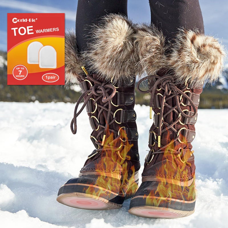 Mrice MR.ICE Toe Warmers for Feet 20 Pairs - Toe Warmer Foot Warmers for Shoes - Disposable Heating Pad with Adhesive Backing - Air Activated Heat Pads for Boots - Up to 8 Hours of Heat - Image 3