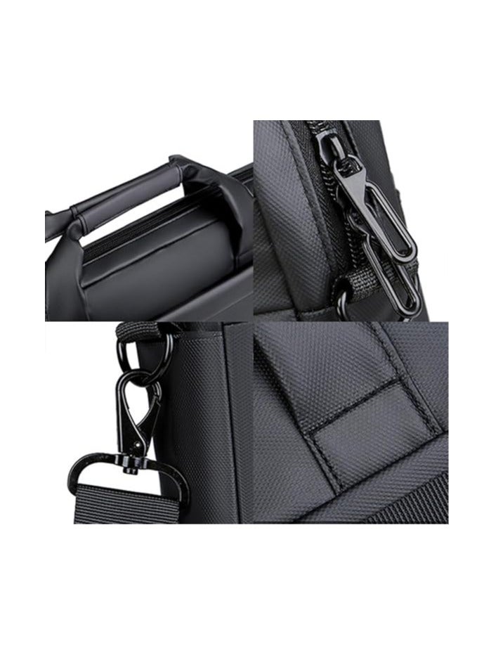 Arabest حقيبة مؤتمرات مكتبية بسعة كبيرة للرجال 15.6 بوصة مصنوعة من قماش أكسفورد - Image 5