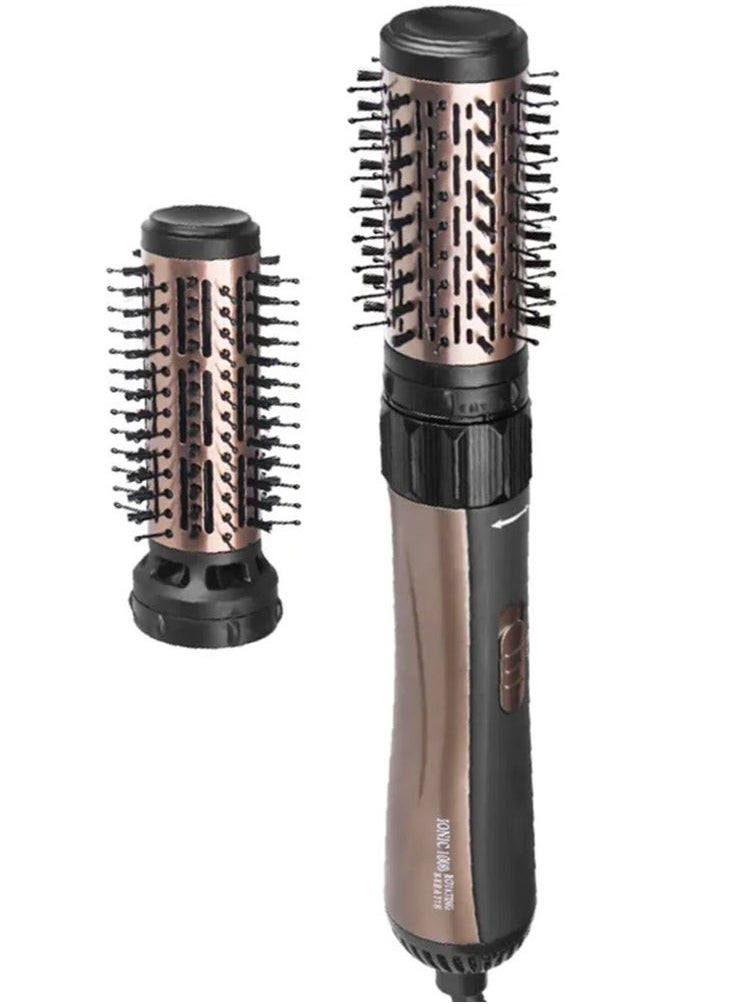 ENZO - ENZO Professional Salon Curler Comb Straight hair comb Brush Electric Hot Air Brush One Step Hair Dryer and Styler Roller set , EN-745 - Image 1