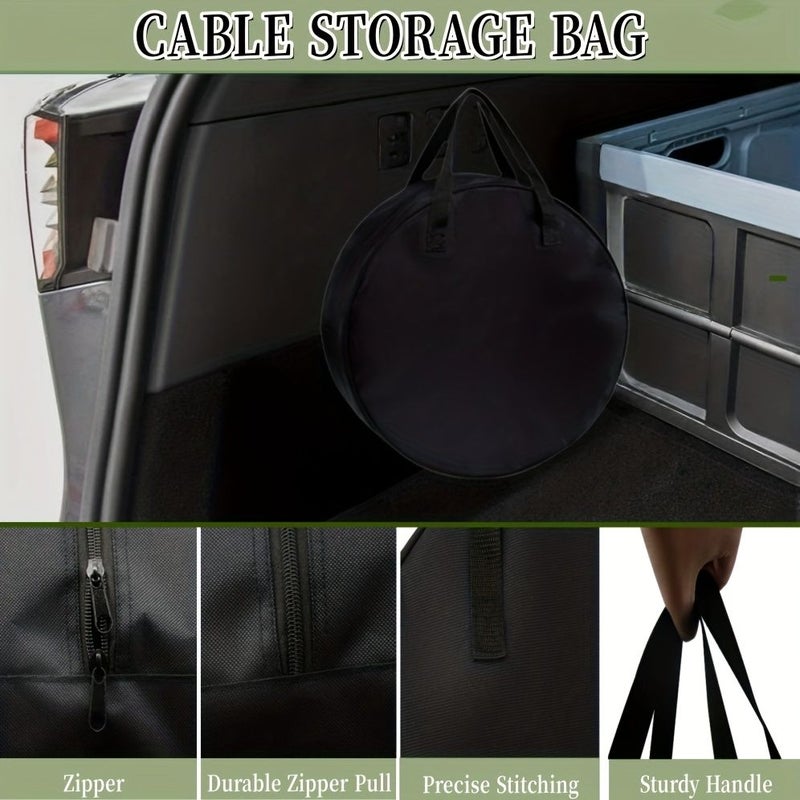 600D أكسفورد حقيبة توت المحمولة لإدارة الكابلات تخزين أدوات خرطوم الحديقة - Image 4