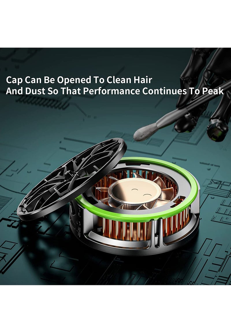 High-Power Magnetic Mobile Phone Cooler with 15W Semiconductor Heatsink, Intelligent Temperature Control, Larger Cooling Area, Quieter Portable Fan for iPhone, Android, Tablet, and iPad. - Image 5