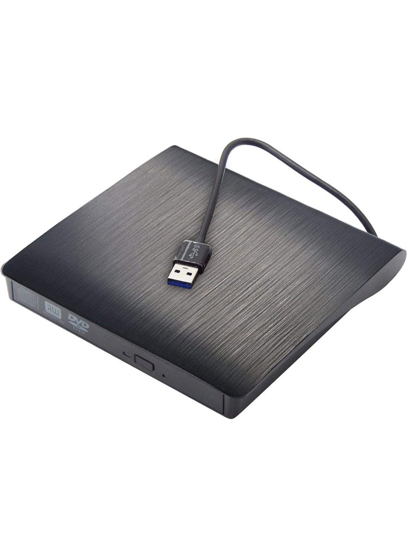 External Optical Drive with USB 3.0 – High-Speed DVD RW CD Reader & Writer for Laptop, Desktop & Notebook - Image 1