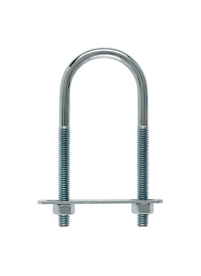 ACE Zinc Plated Durable Threaded Clamp U-Bolt Silver 4-3/16inch TSRC-117  - Image 2