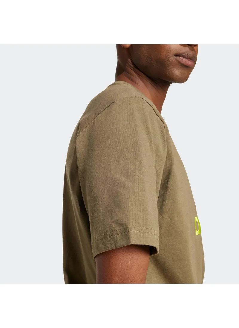 Adidas Originals Green Graphic T-Shirt for Men | Best Price UAE