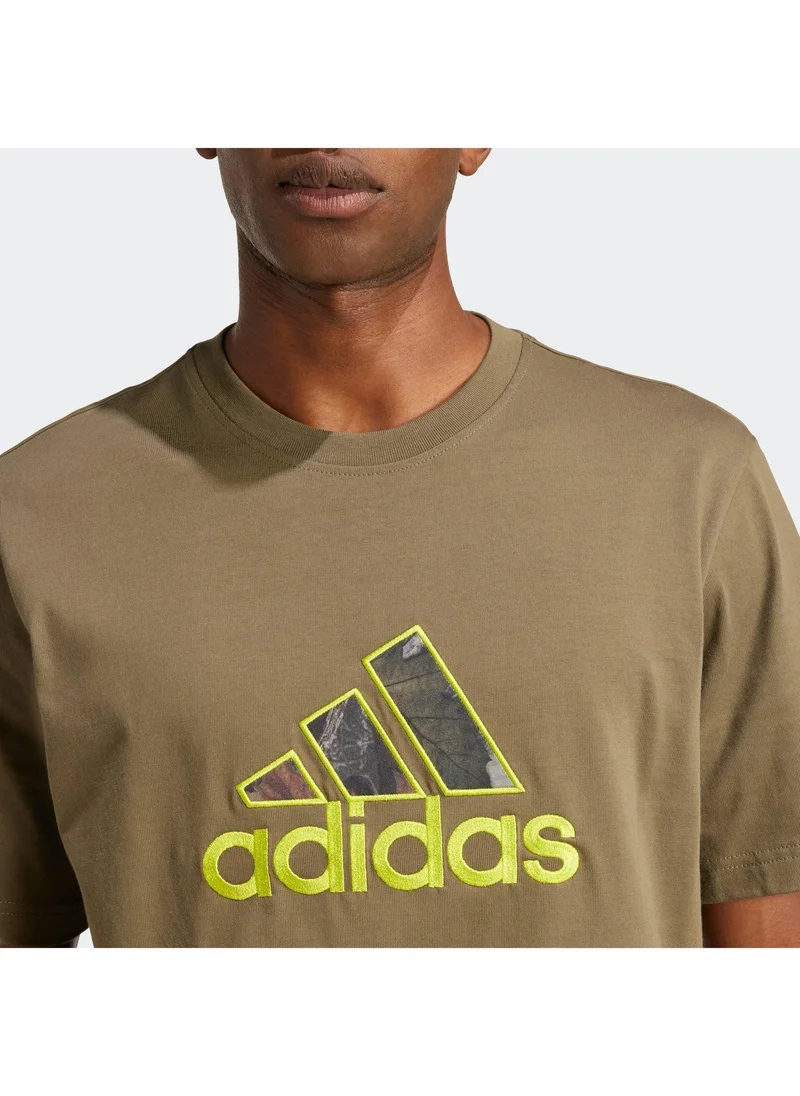Adidas Originals Green Graphic T-Shirt for Men | Best Price UAE