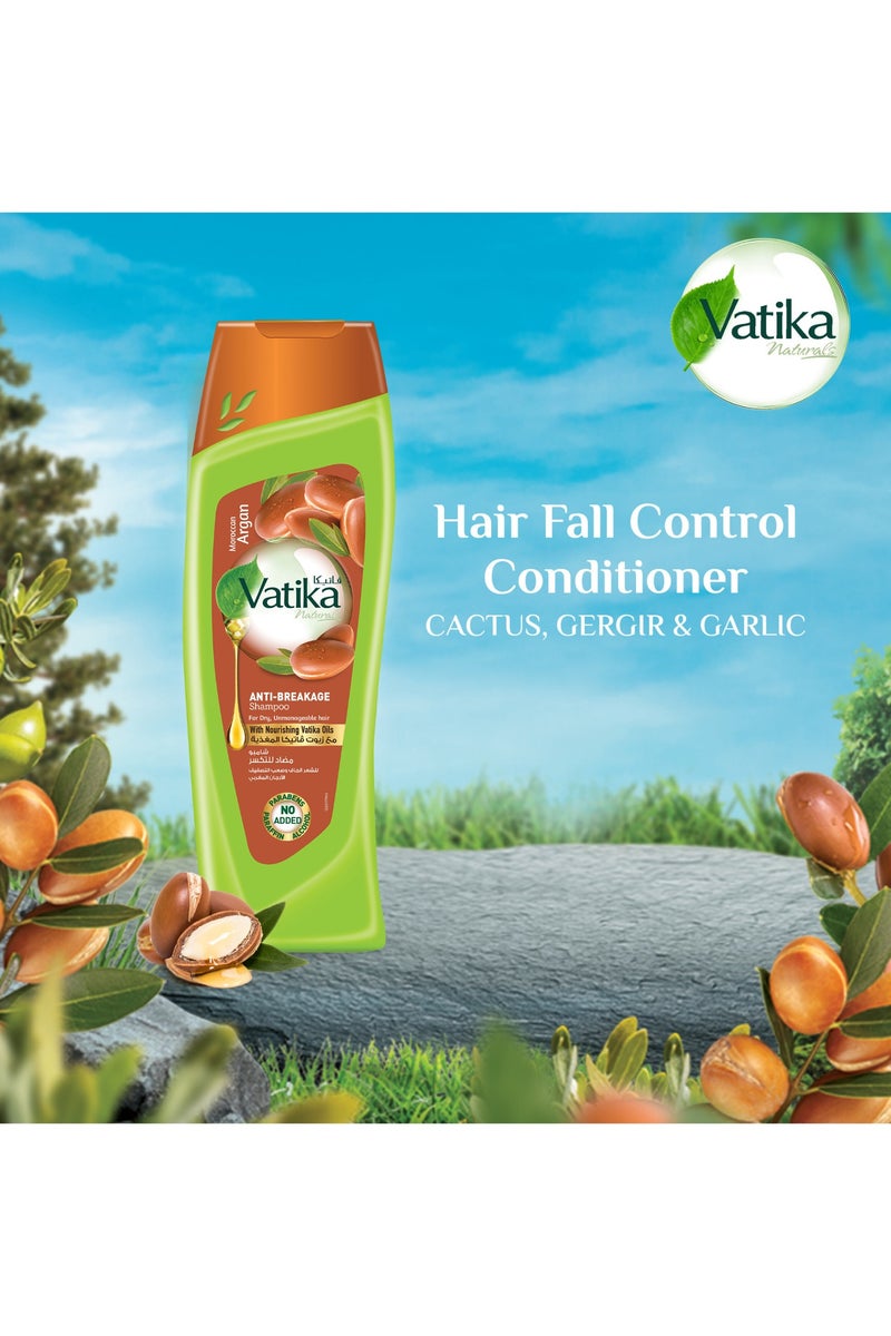 Vatika Naturals Moroccan Argan Anti-Breakage Shampoo Plus Conditioner - Image 2