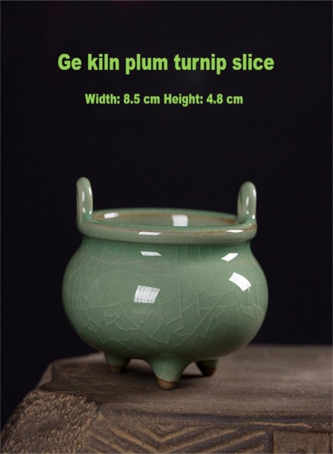 Coconut luxury ceramic incense burner, spiritual fragrance vessel, Arabic tradition gifts - Image 3