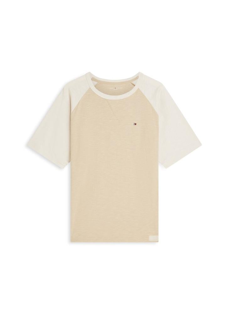 TOMMY HILFIGER Textured Raglan Sleeve Lounge T-Shirt - Image 5