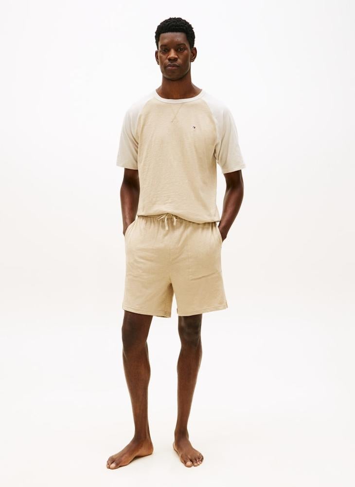 TOMMY HILFIGER Textured Raglan Sleeve Lounge T-Shirt - Image 4