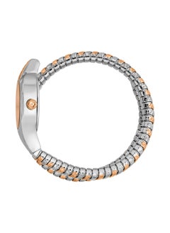 Just Cavalli ساعة نسائية من Signature Snake Quartz ثنائية اللون من الفولاذ المقاوم للصدأ JC1L270M0065  - Image 2