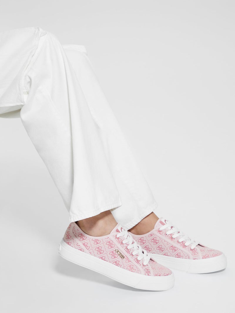 GUESS Women's JELEXA Sneaker, Cameo Pink 681, 11 - Image 2