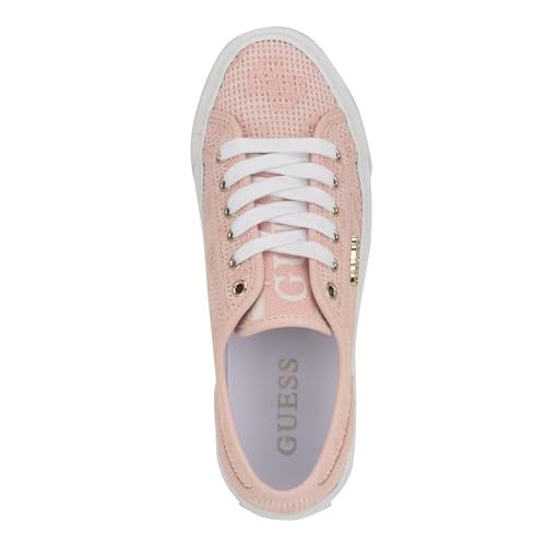GUESS Women's JELEXA Sneaker, Cameo Pink 681, 11 - Image 3