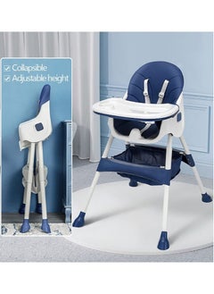 Adjustable Multifunctional Portable Foldable Dining Highchair With Removable Tray-Blue - pzsku/Z86B299801CF821AA8D89Z/45/_/1731267906/6d00f9fa-71ed-47bc-8391-a64cd259419c