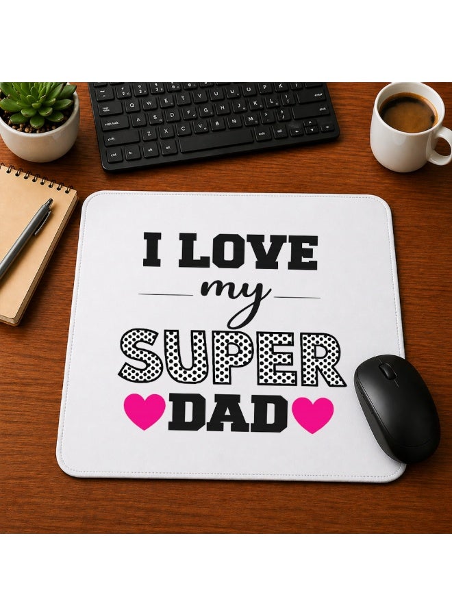 PRINTSHOP4ME Father's Day Mouse Pad - Father's Day Mouse Pad with Shortcut Reference Guide for Mac OS, Windows - Father's Day Design Printed Mouse Pad for PC, Laptop, Gaming - Gift for Father's Day - Image 3