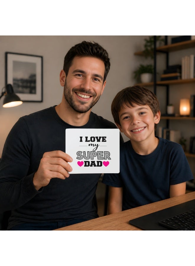 PRINTSHOP4ME Father's Day Mouse Pad - Father's Day Mouse Pad with Shortcut Reference Guide for Mac OS, Windows - Father's Day Design Printed Mouse Pad for PC, Laptop, Gaming - Gift for Father's Day - Image 2
