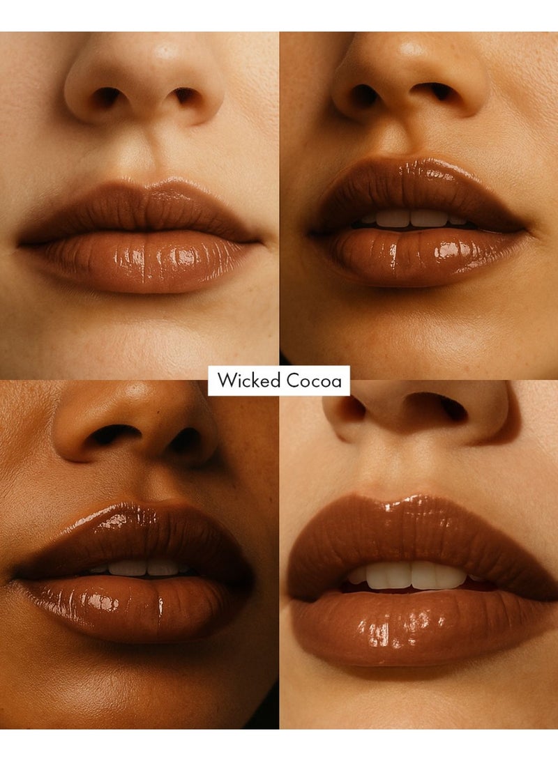 TRACE Whispering Wand Lip Gloss - Wiked Cocoa - Image 3