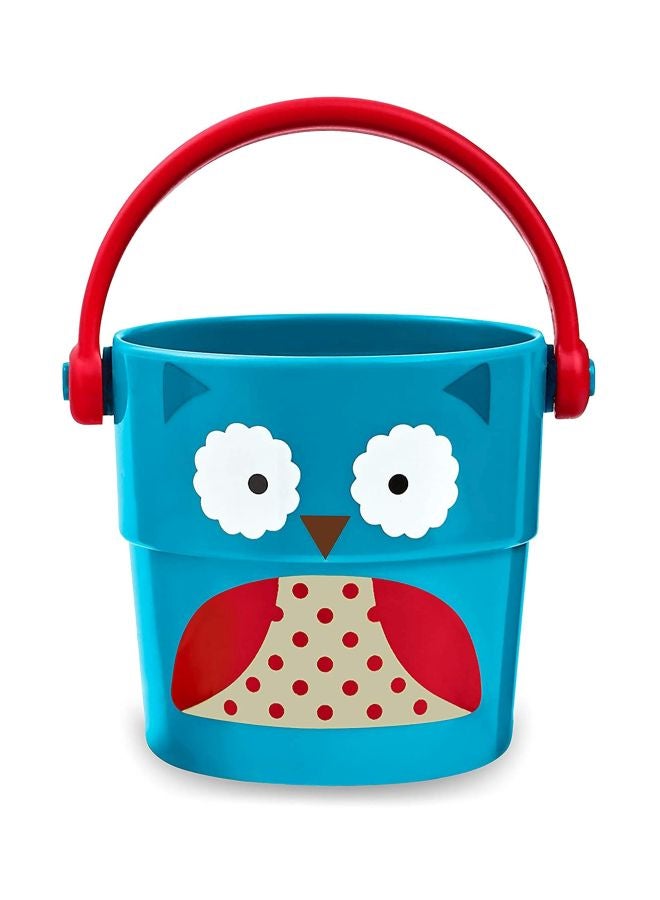 Skip Hop Zoo Stack And Pour Buckets 3.4x3.6x2.9inch - Image 2