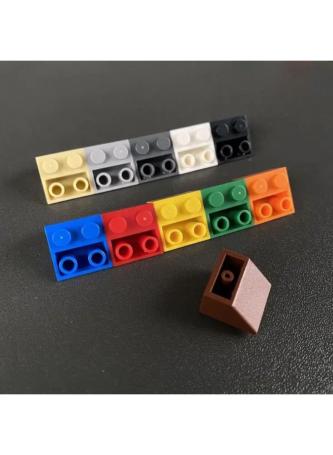 20pcs White 2x2 Slope Anti Bevel Bricks 45 Degree Inverted MOC Parts Compatible 3660 - Image 4